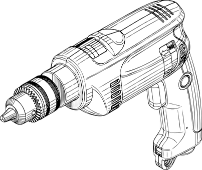 A Drawing Of A Drill