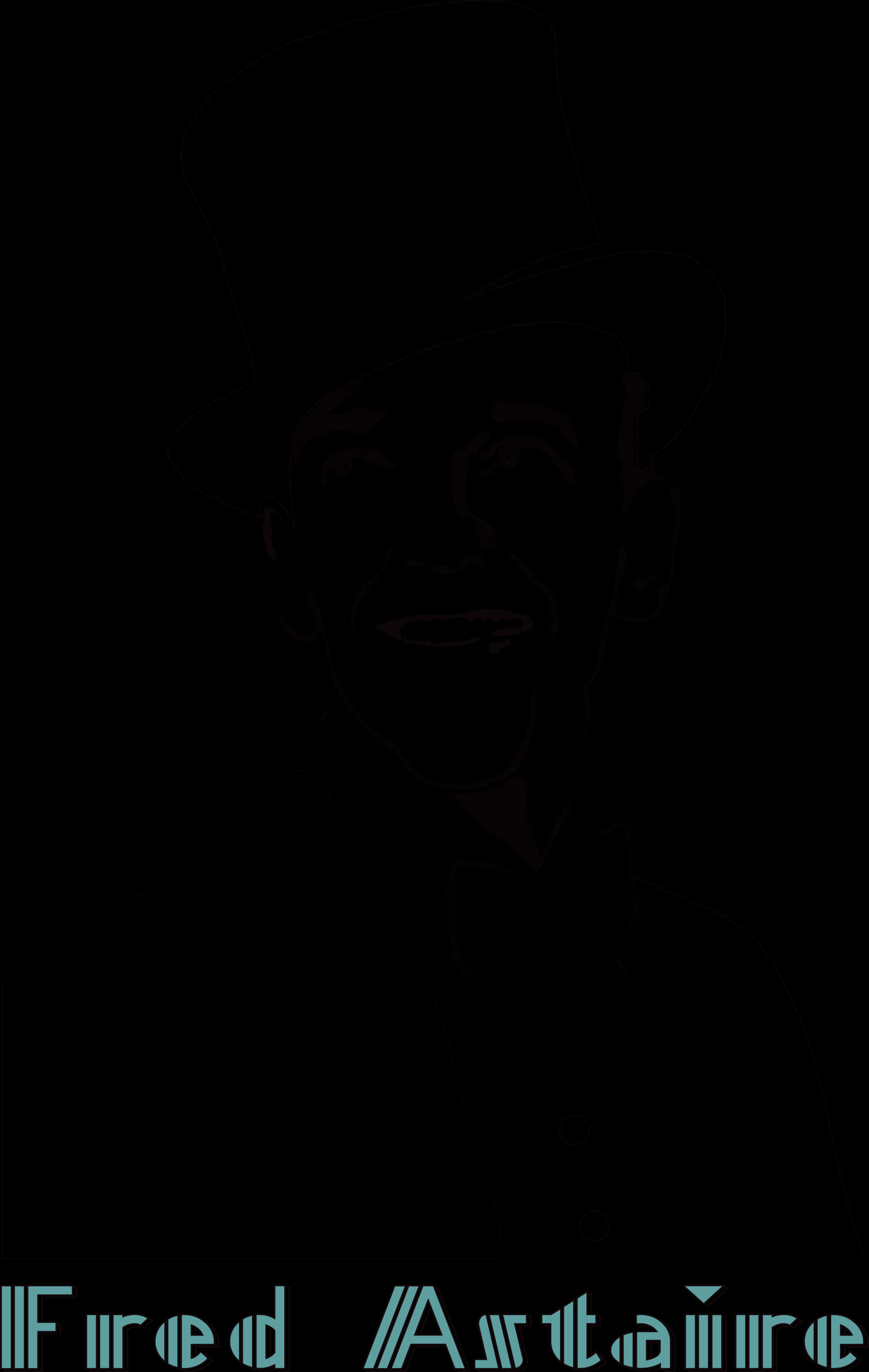 A Silhouette Of A Man In A Hat