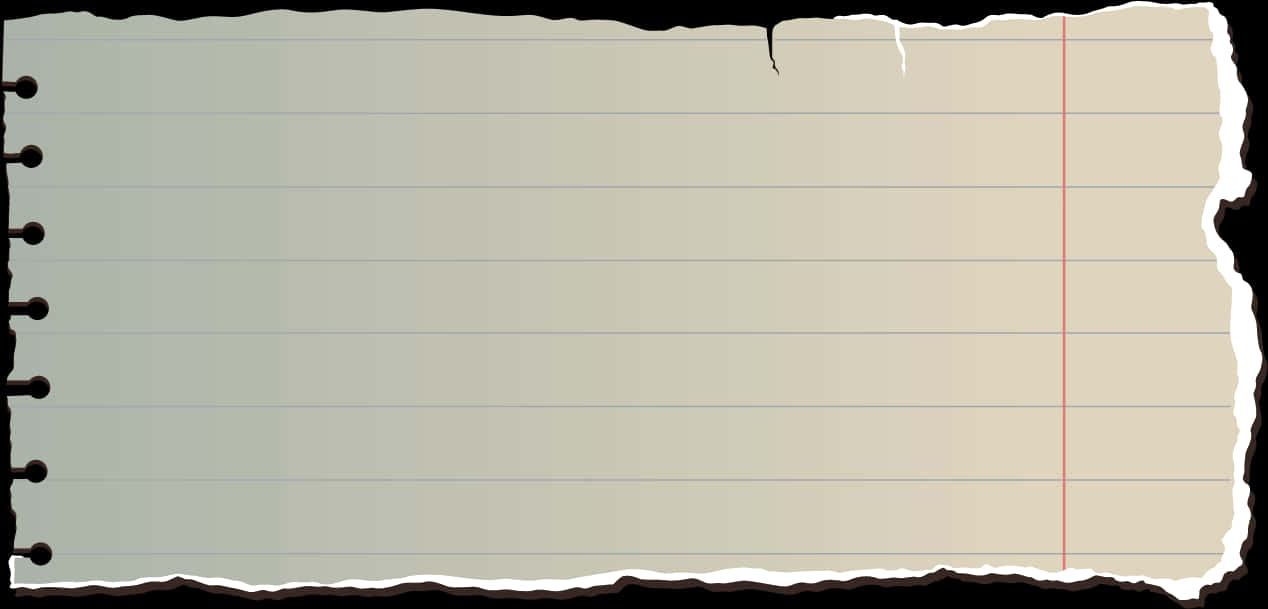 A Piece Of Lined Paper With A Black Border