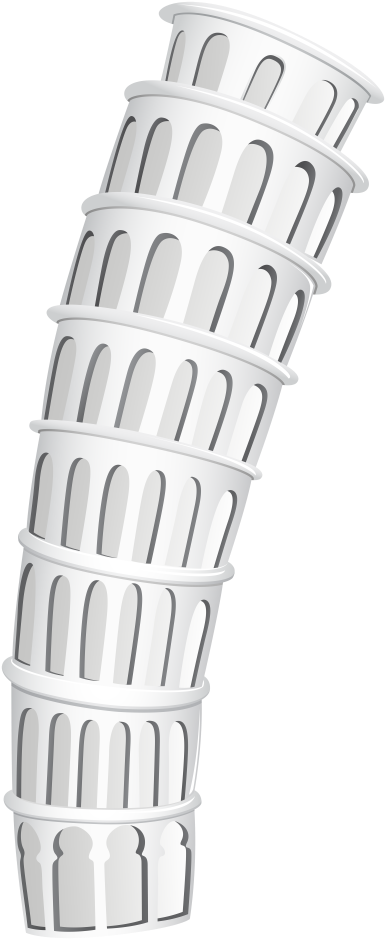 A White Tower With Many Columns