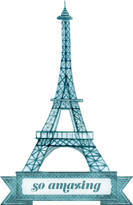 A Drawing Of Eiffel Tower