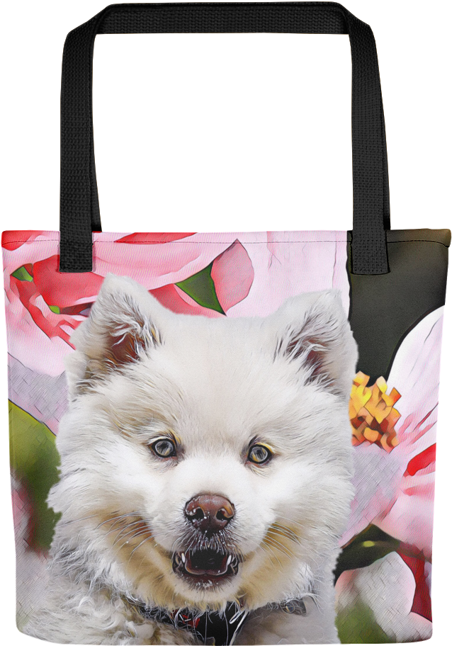 A Dog On A Bag