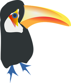 A Toucan With A Large Beak