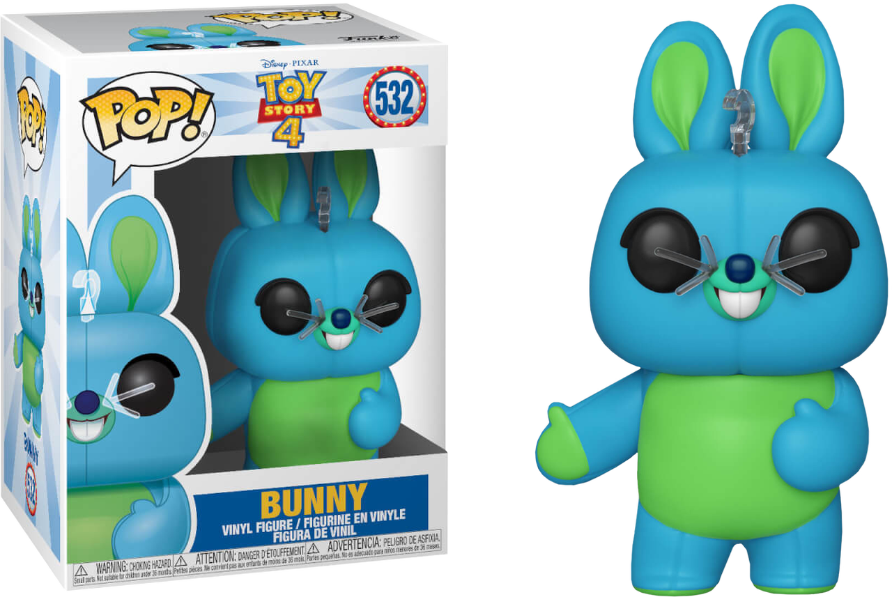 A Blue And Green Toy Bunny