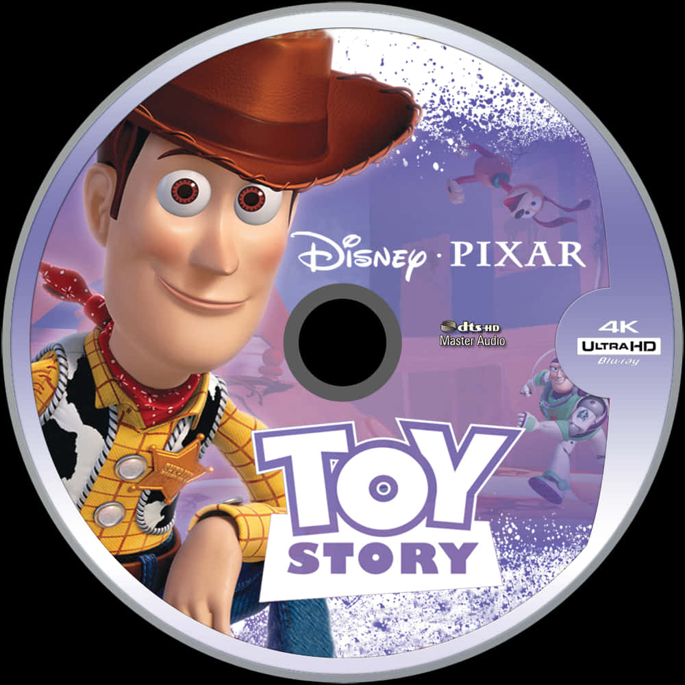 A Dvd Disc With A Cartoon Character On It