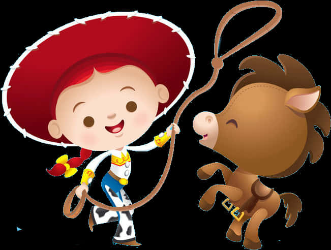 Toy Story Jessie And Bullseye