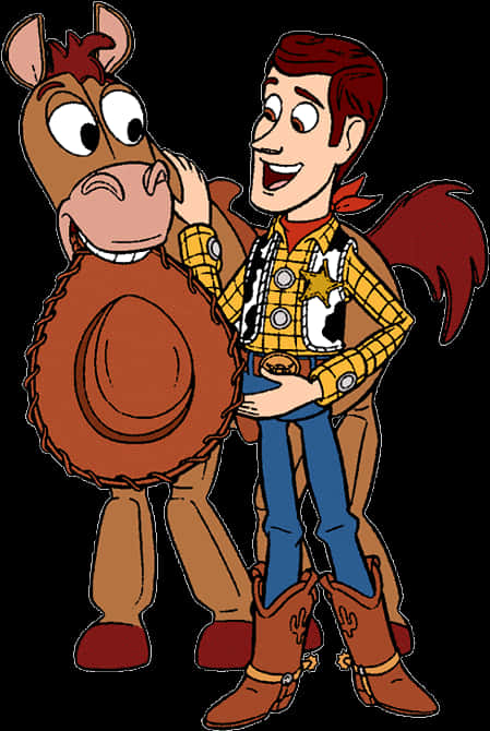 Toy Story Woody And Bullseye