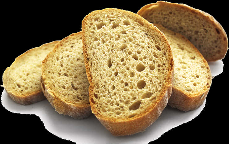 A Group Of Slices Of Bread