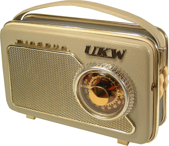 A Tan Radio With A Dial