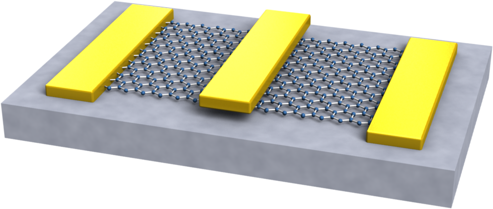 A Close-up Of A Graphene Grid