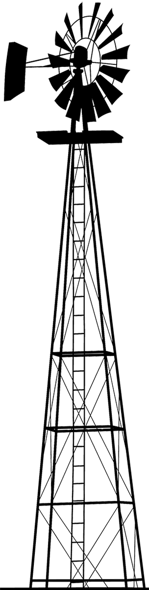 A Metal Tower With A Ladder
