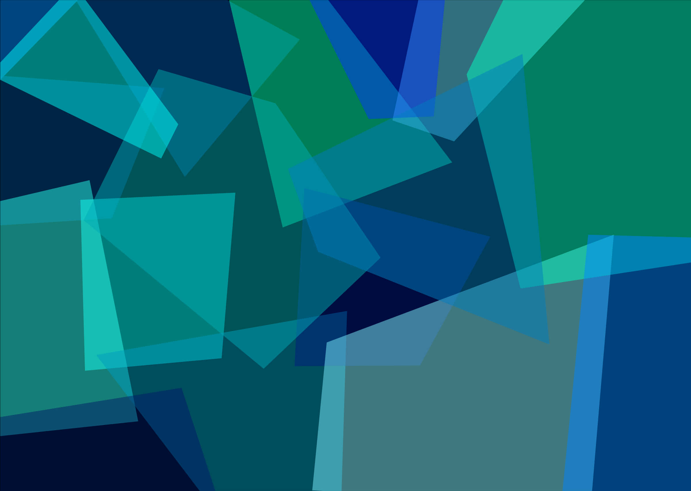 A Blue And Green Squares