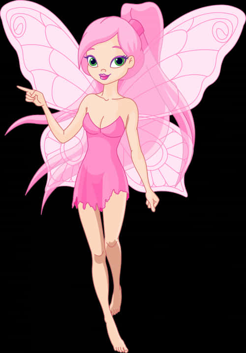 A Cartoon Of A Fairy