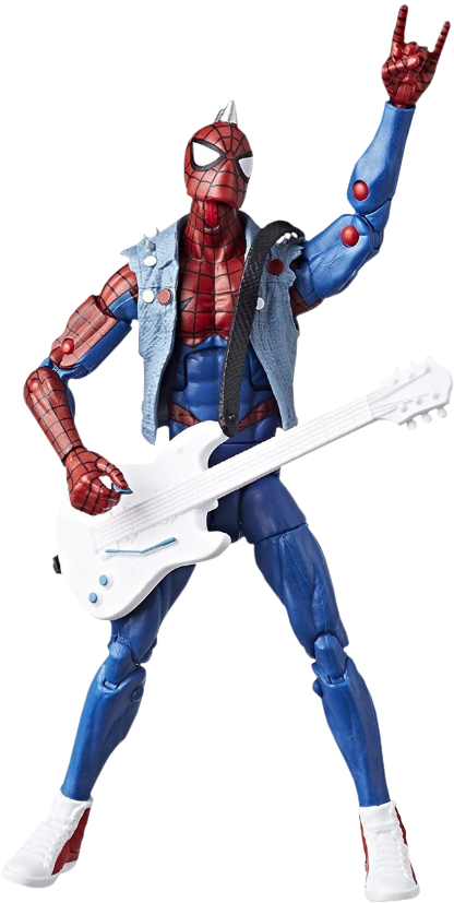 A Toy Figurine Of A Man Playing A Guitar