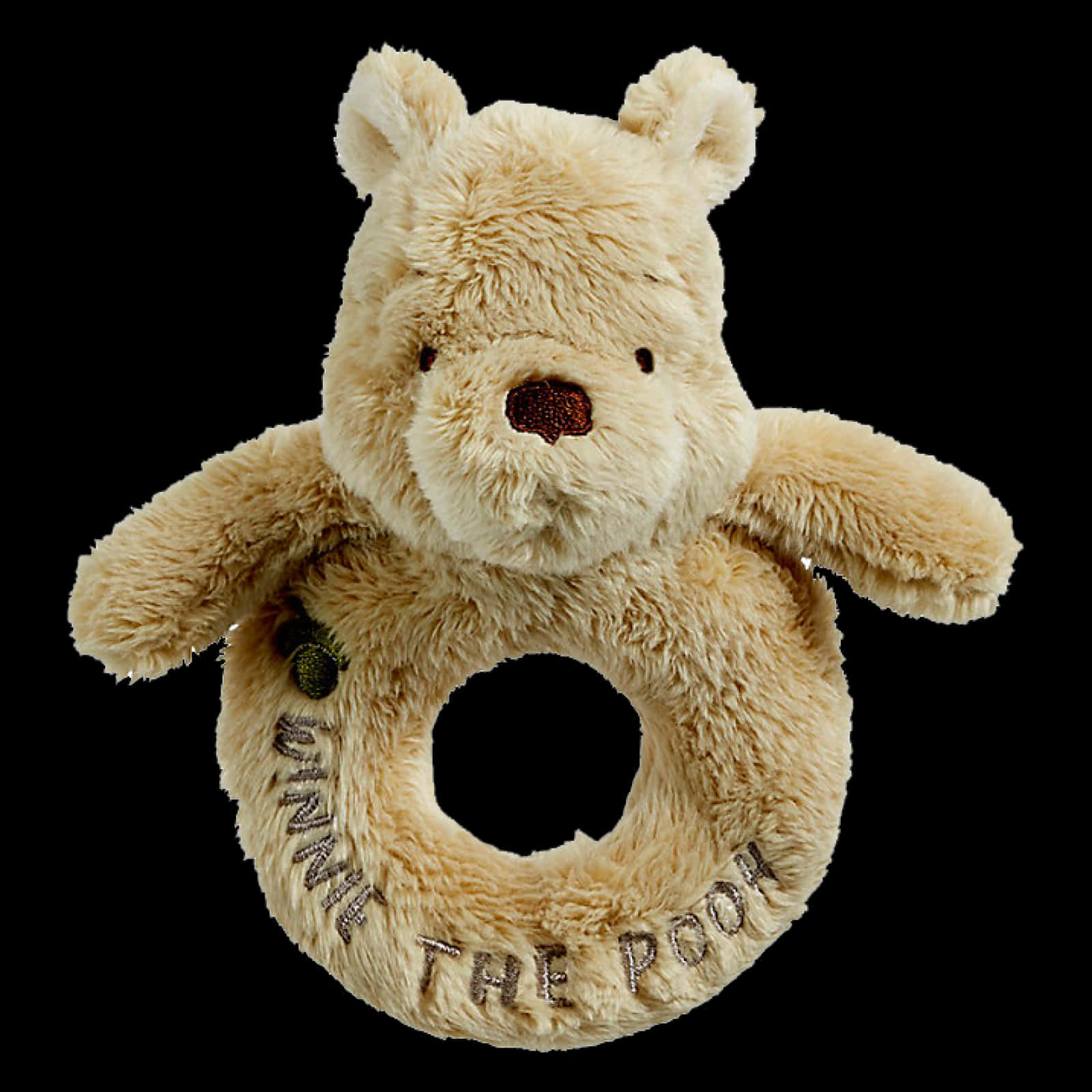 A Stuffed Animal With A Ring