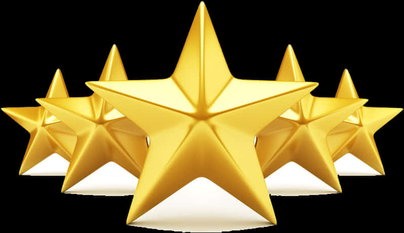 A Group Of Gold Stars