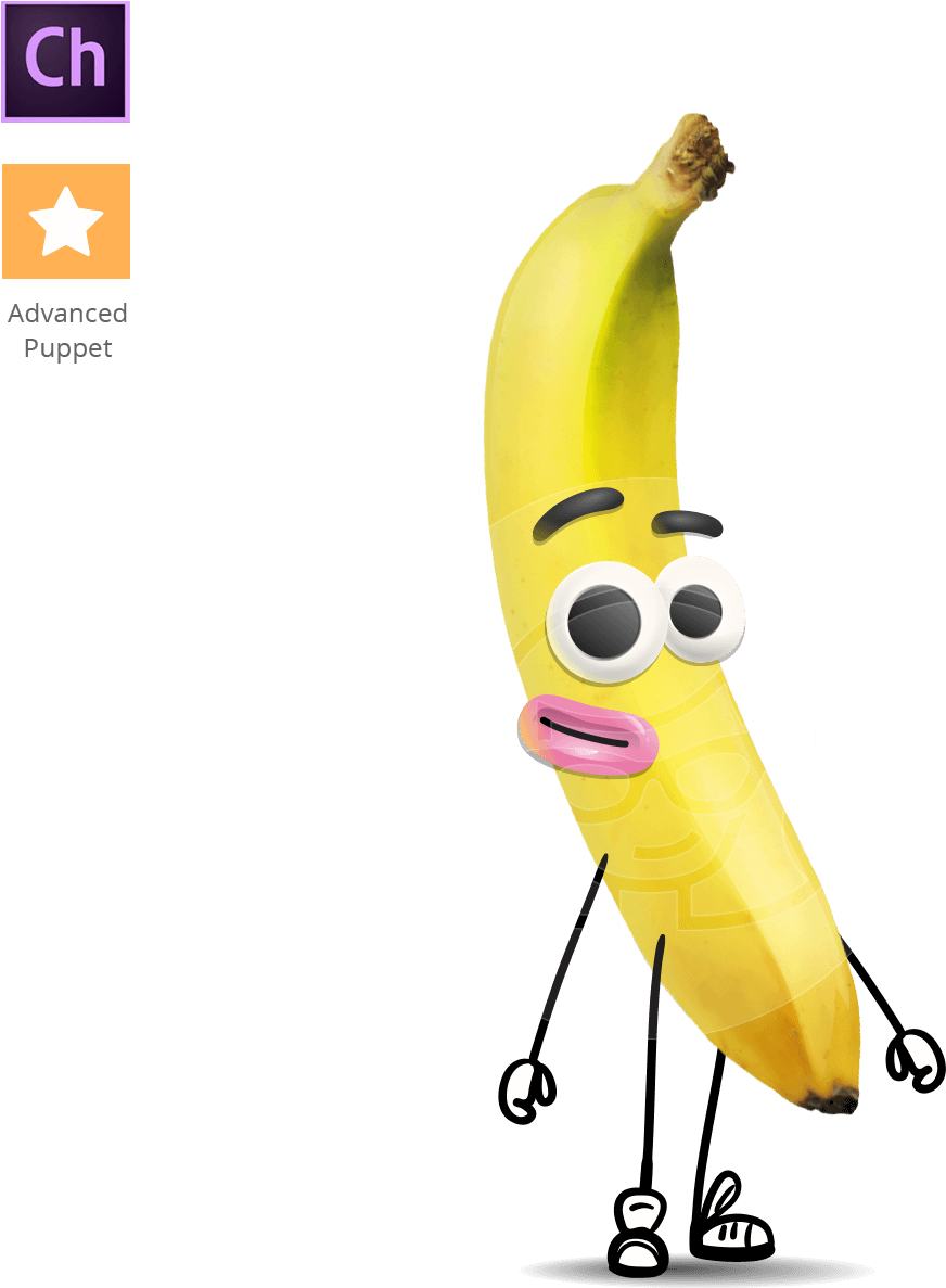 A Banana With A Face