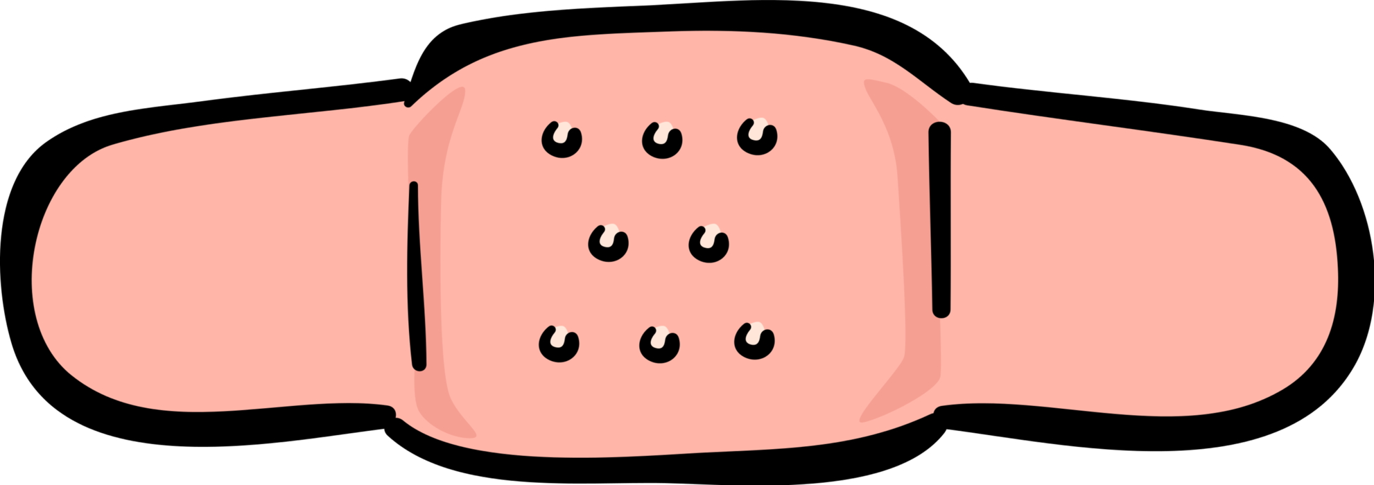 A Pink Object With Black Eyes