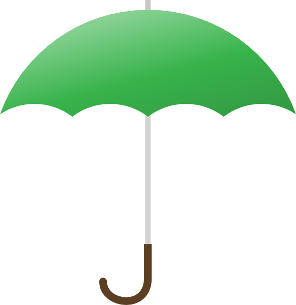 Transparent Beach Umbrella Clipart Png - Light Green Umbrella Transparent Background, Png Download