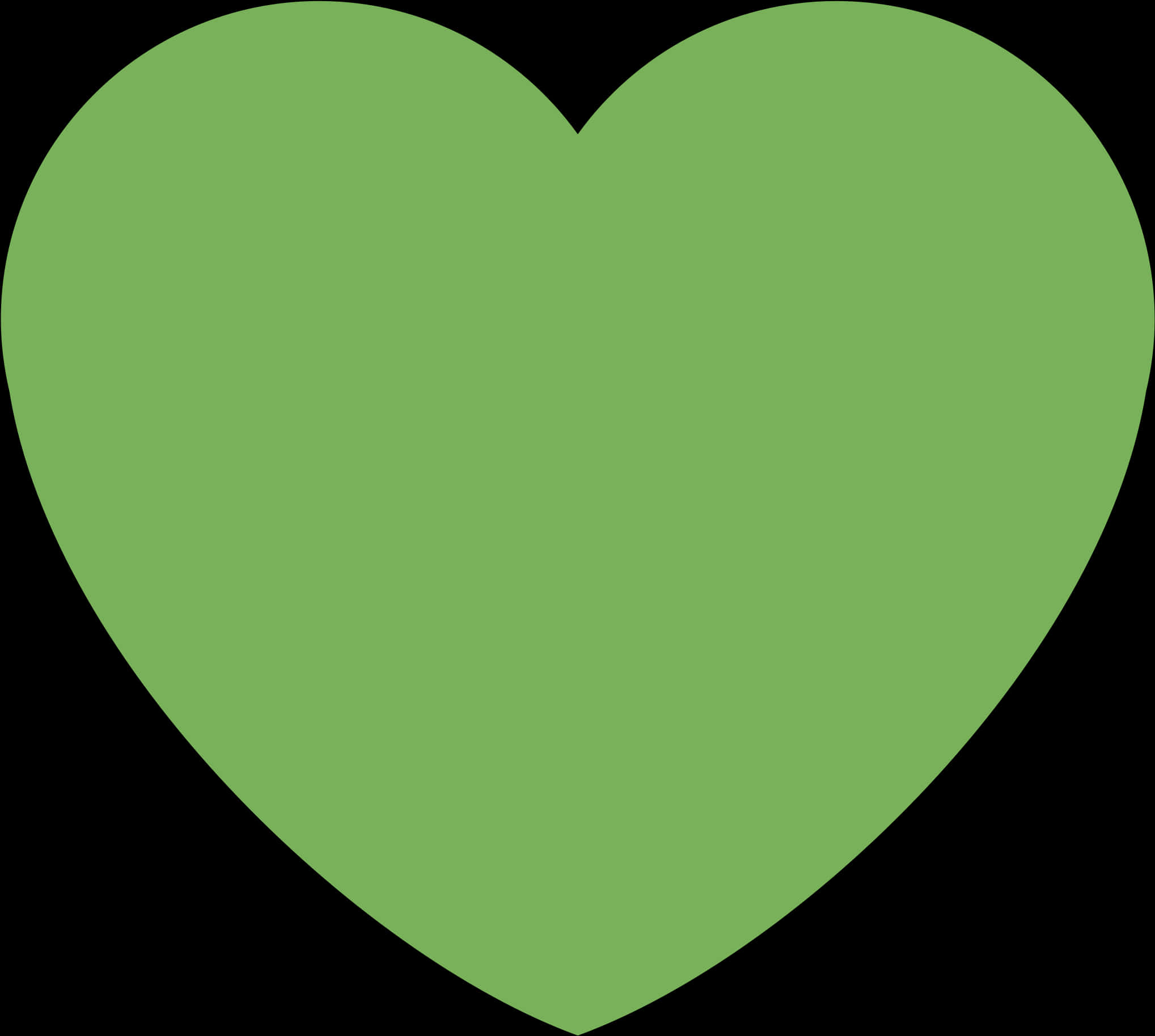 Green Heart Images With Transparent Background