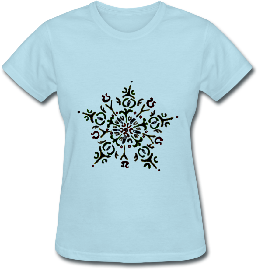 Transparent Black Snowflake Png - Hoodie, Png Download