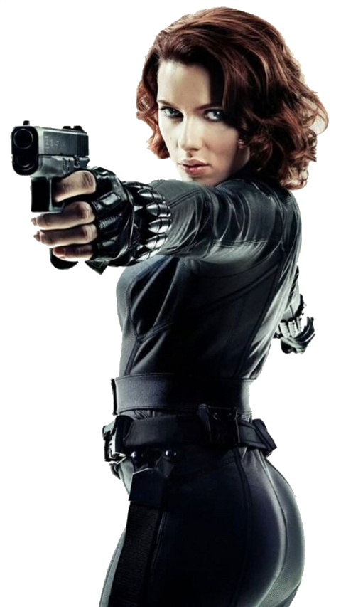 A Woman Pointing A Gun