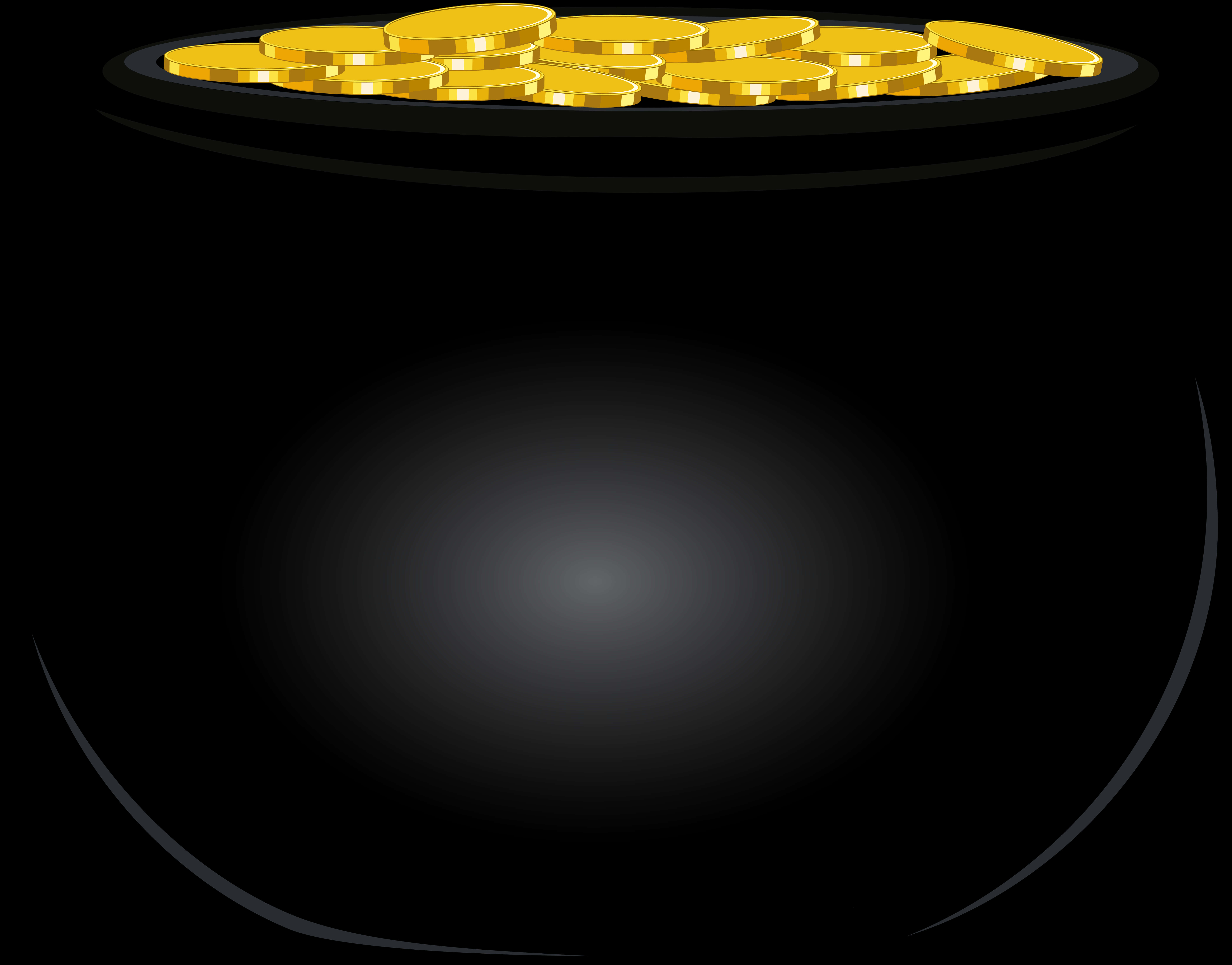 A Pot Of Gold Coins