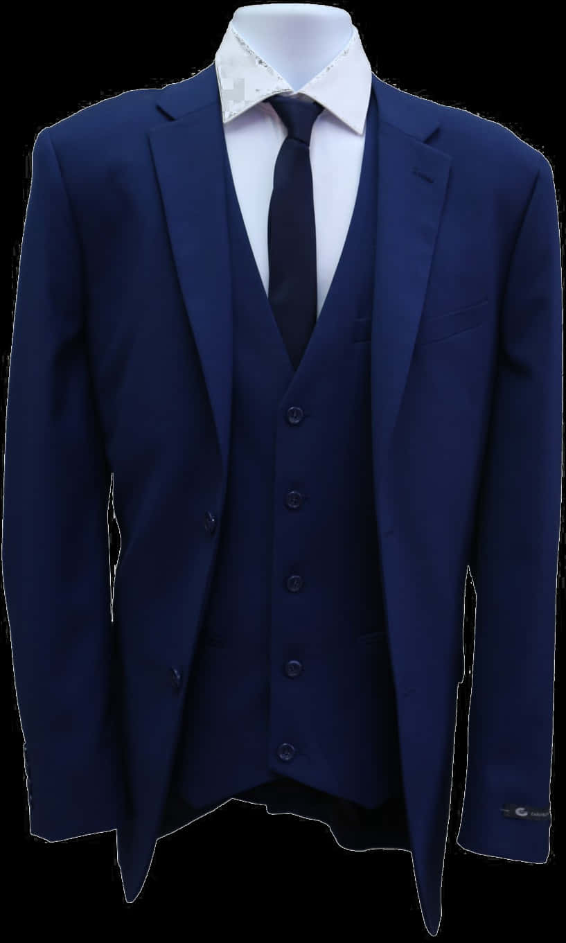 Blue Suit With Coat