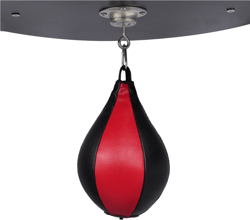 A Punching Bag From A Metal Ring