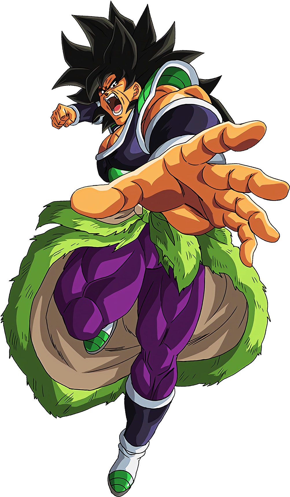 Cartoon Character With Green And Purple Outfit And Green Hat