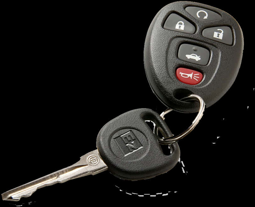 A Close-up Of A Car Key