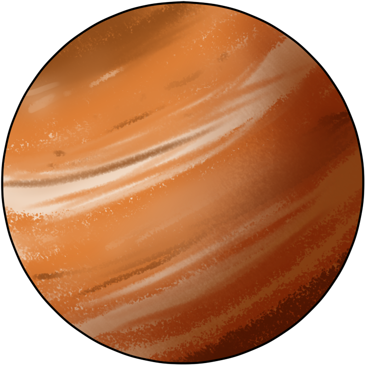 Transparent Cartoon Planet Png - Jupiter Clipart, Png Download