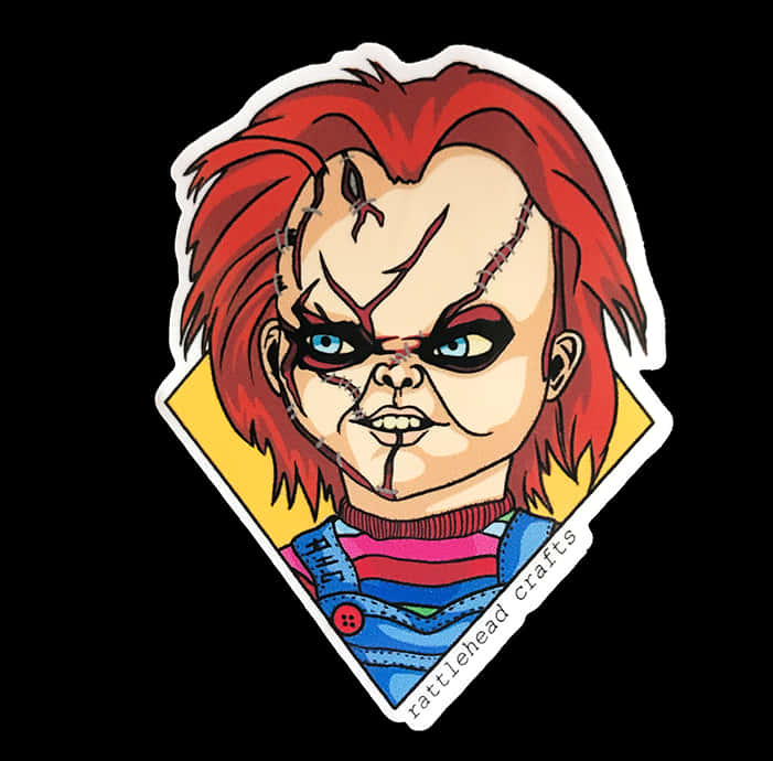 A Sticker Of A Child's Face