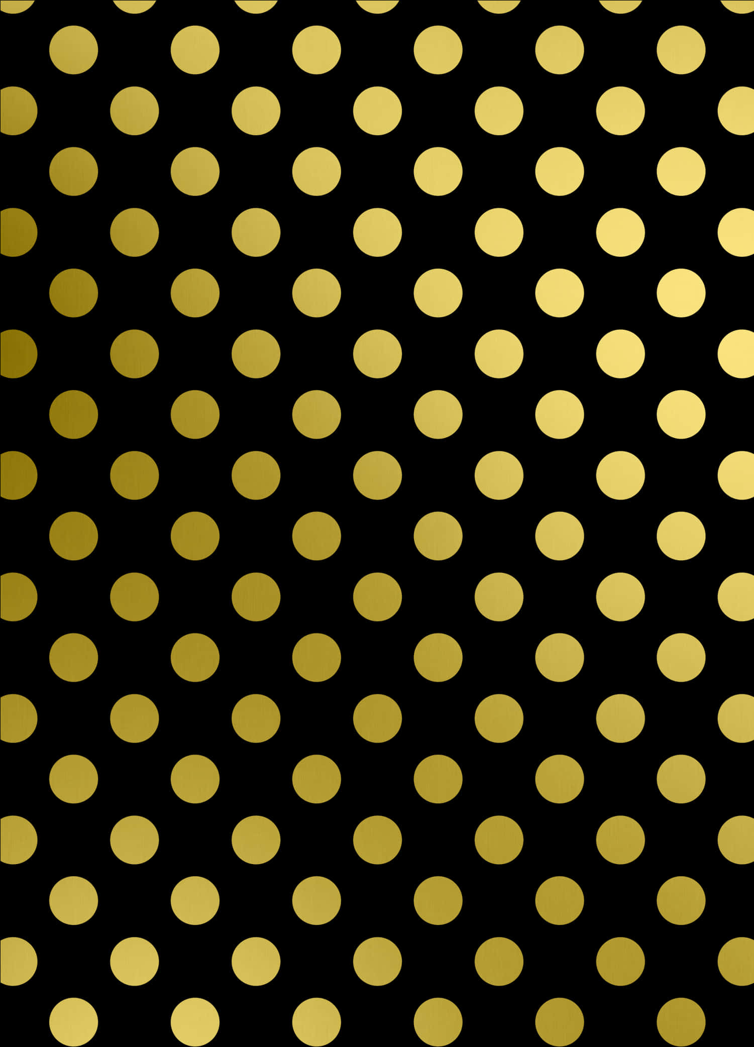 A Black And Gold Polka Dot Background