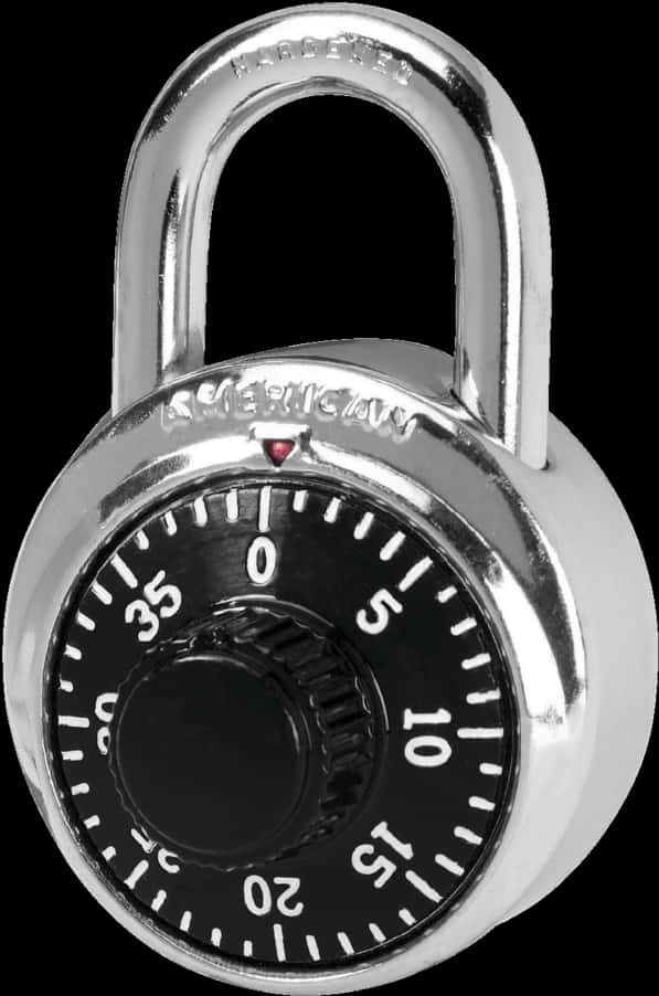 A Close-up Of A Combination Lock