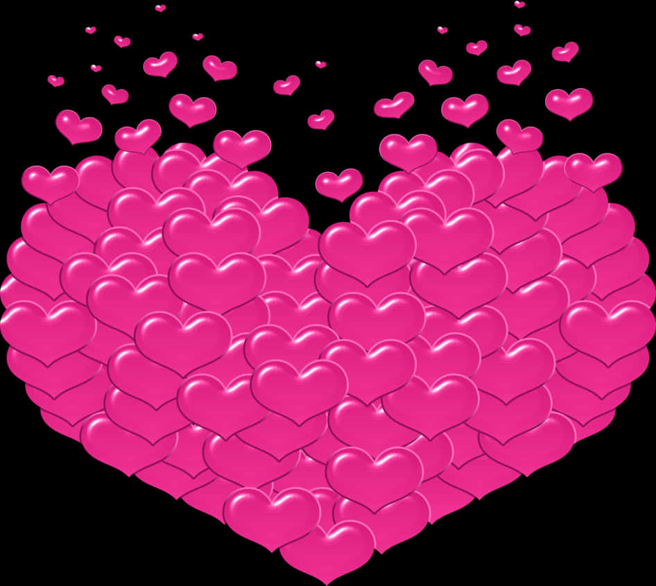 Tiny Corazon Forming Pink Heart