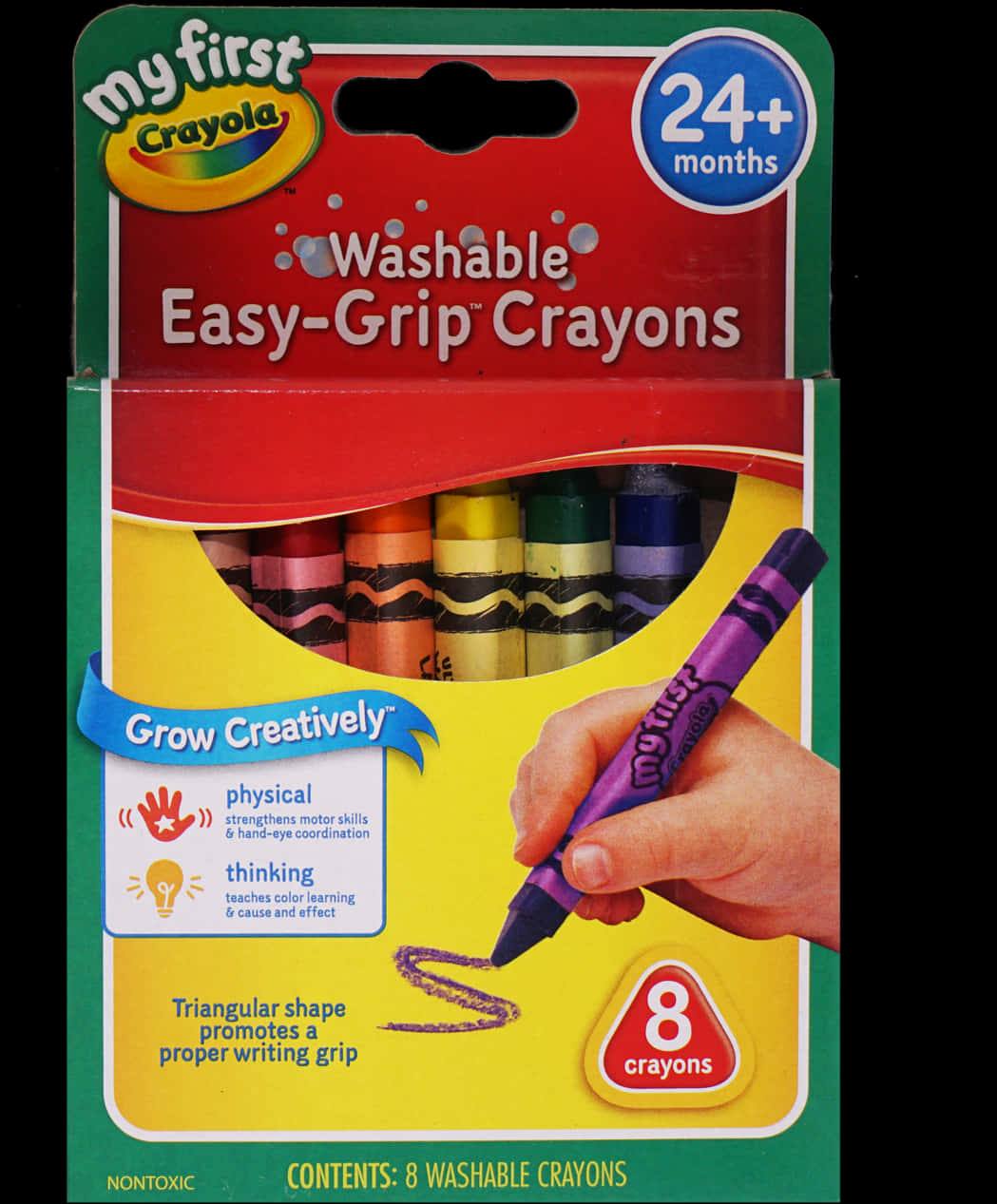 Transparent Crayola Crayon Png - Crayolas Triangulares Norma, Png Download