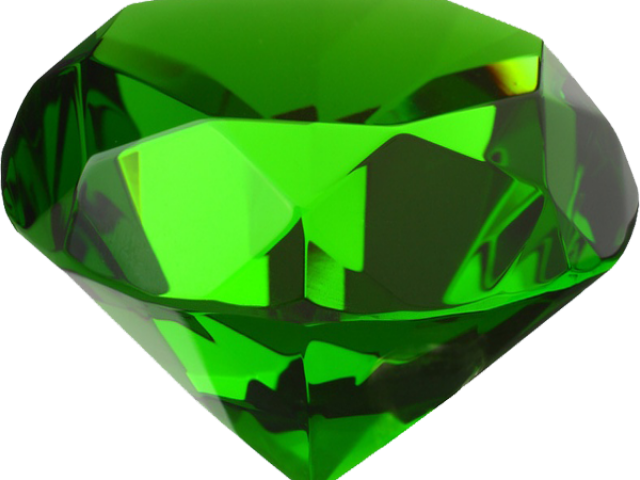 Transparent Crystal Clipart - Green Chaos Emerald, Hd Png Download