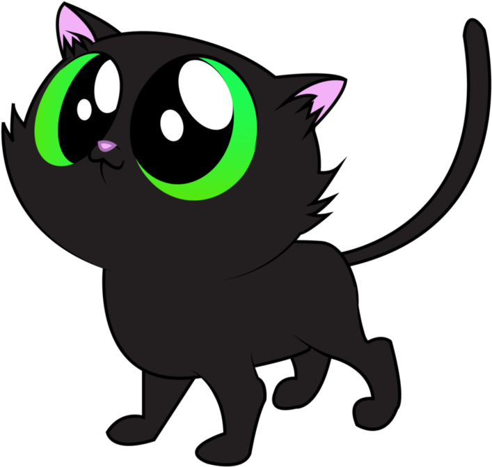 Transparent Cute Black Cat Clipart - My Little Pony Black Cat, Hd Png Download