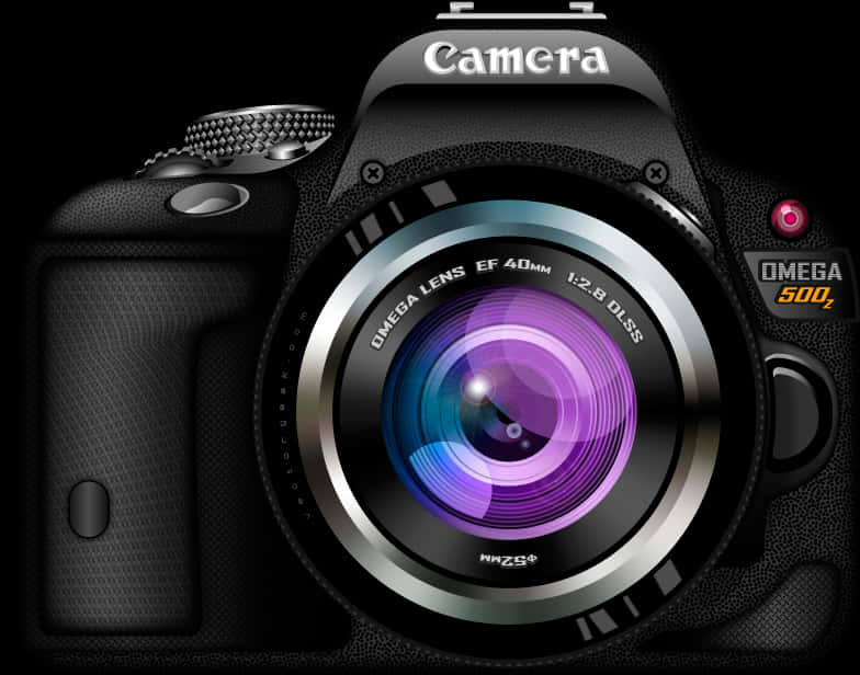 A Camera With A Lens