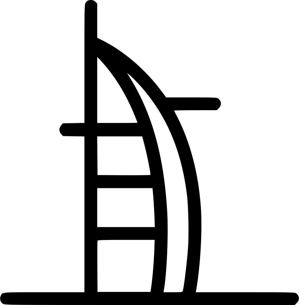 A Black And White Image Of A Ladder
