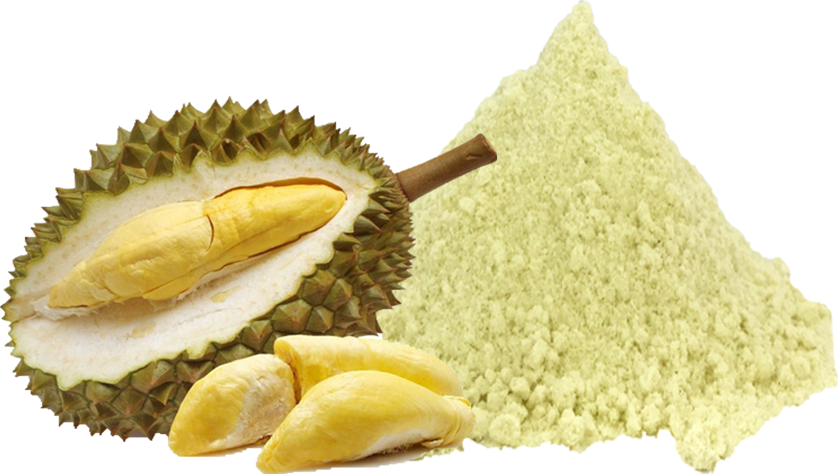 A Durian And A Pile Of Powder