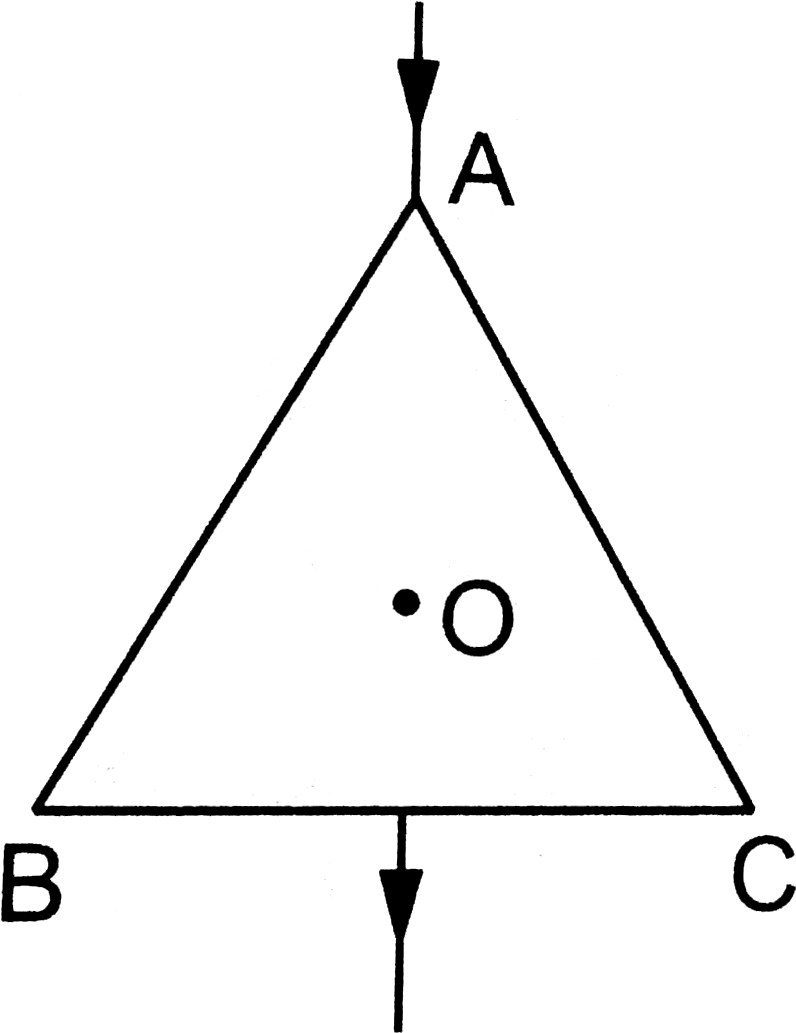 A Black Background With A Triangle
