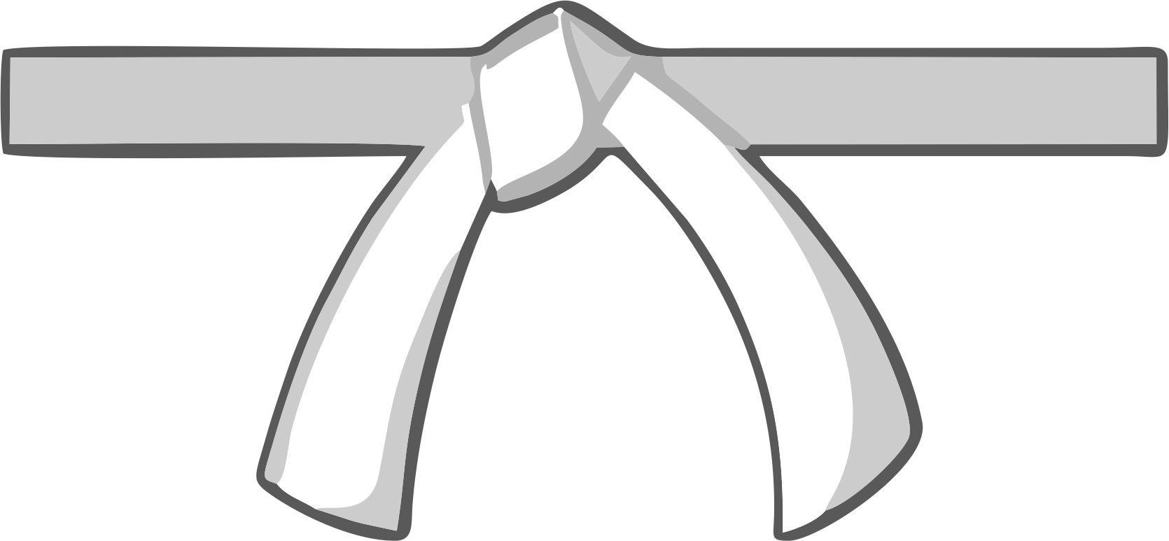 A White Belt With A Knot