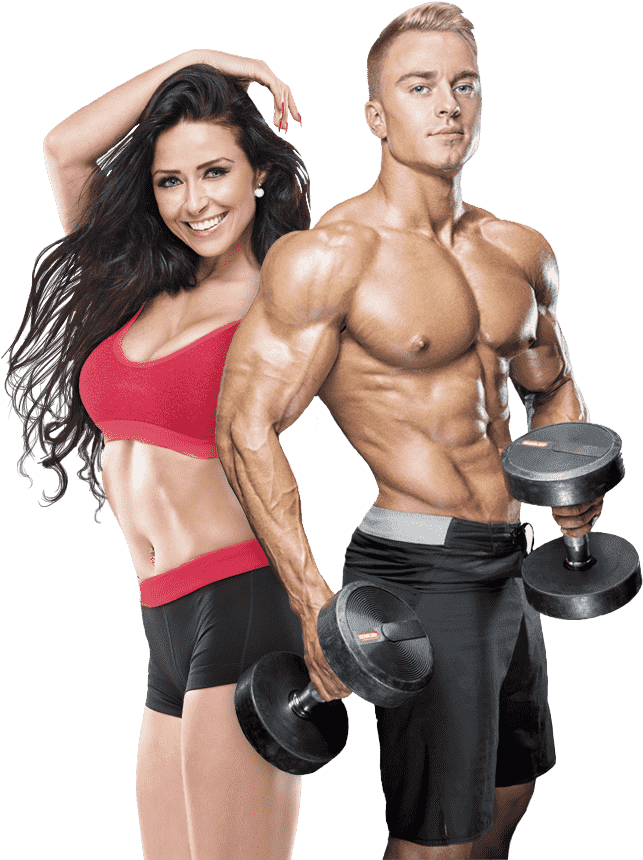 Transparent Fitness Png - Man And Woman Fitness, Png Download