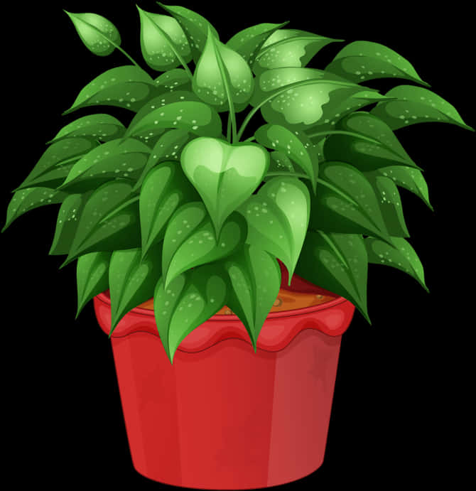 A Plant In A Pot
