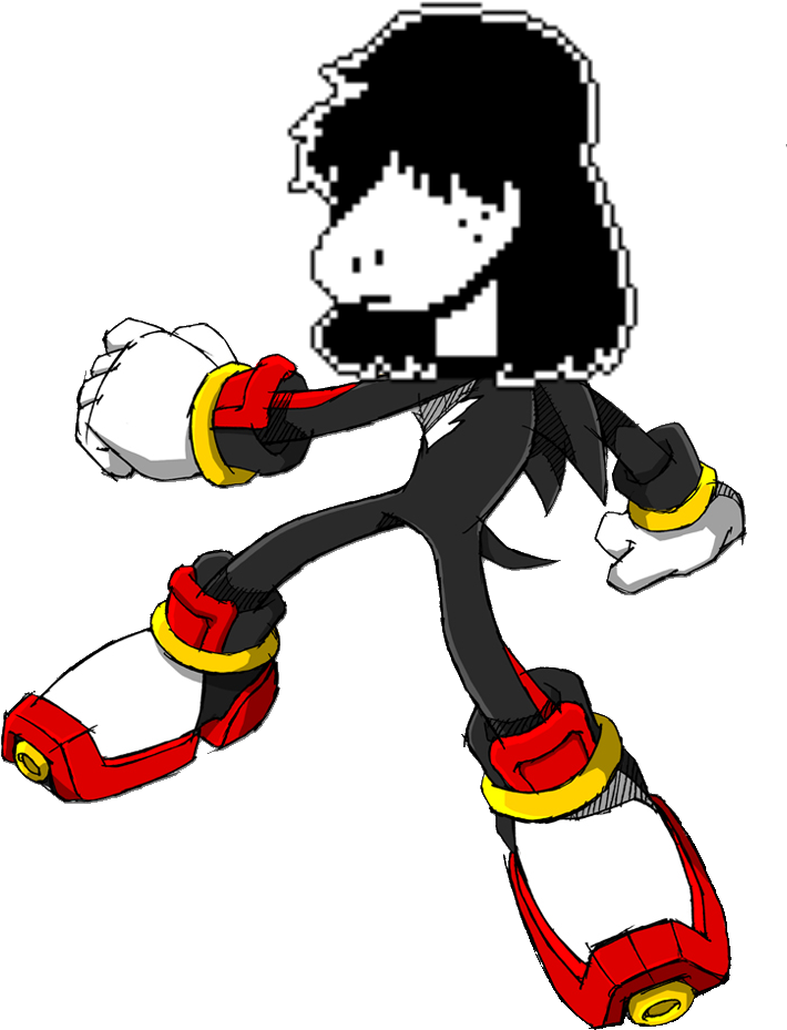 Transparent Funny Anime Png - Sonic The Hedgehog Shadow, Png Download