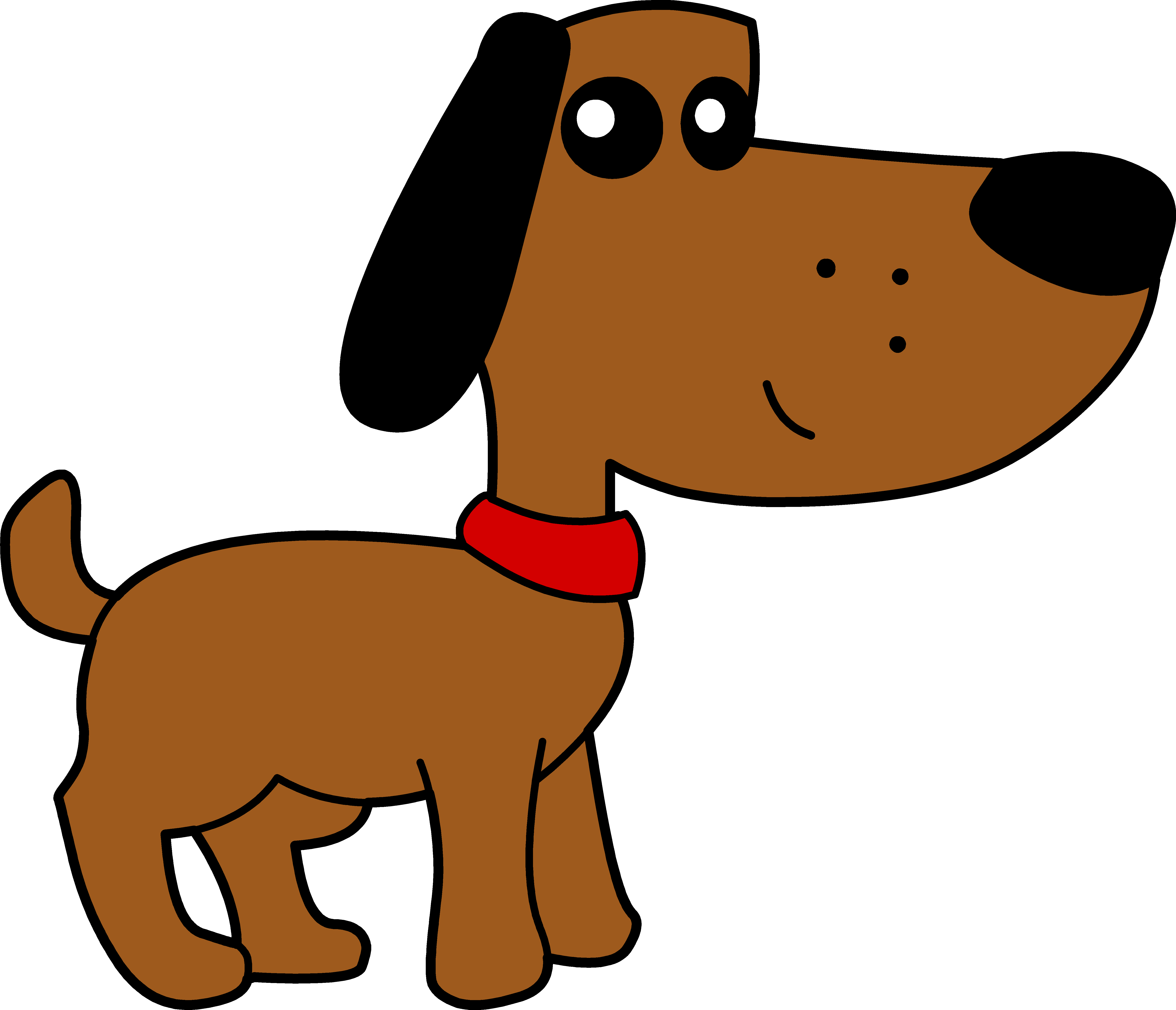 A Cartoon Of A Dog