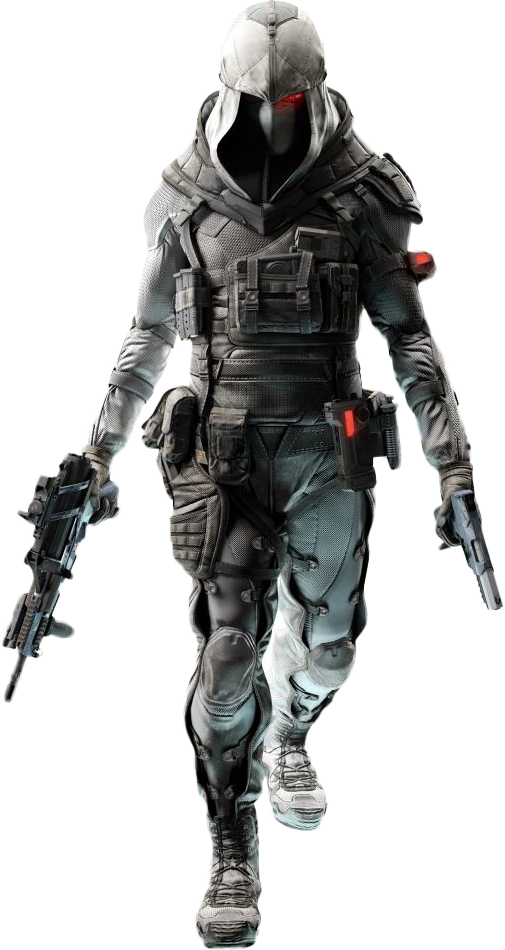 A Man In A Military Uniform Holding Guns