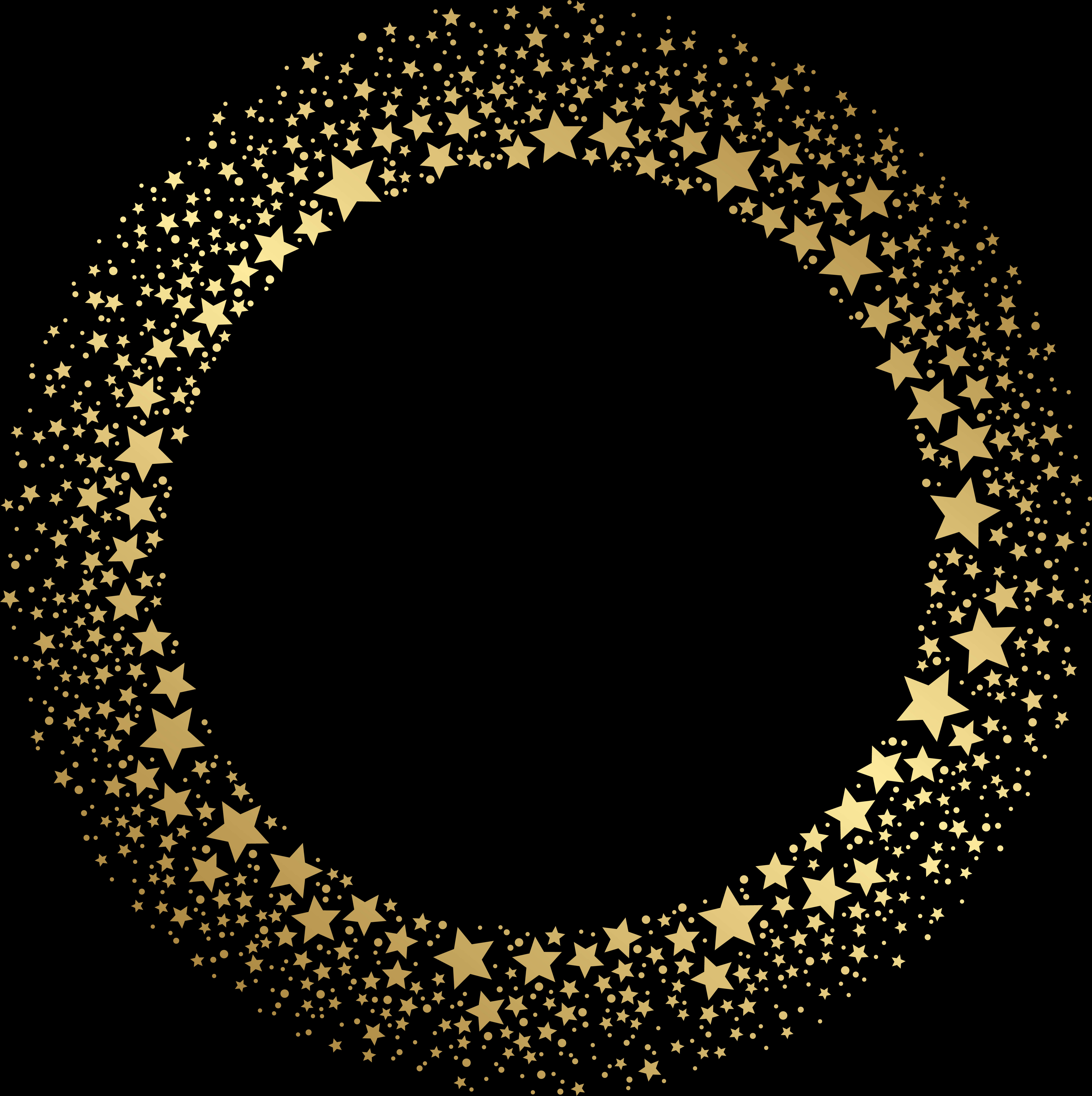 Transparent Gold Border Round, Hd Png Download